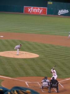 Felix Hernandez's first pitch to Coco Crisp