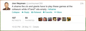 Tweet from Jon Heyman of CBS Sports