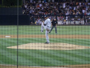 Mariano Rivera pitching the 9th inning