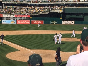 April 6, 2014: Jim Johnson earns his first save as an Oakland Athletic